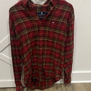 The Southern Shirt Company Red and Green Plaid Button Down